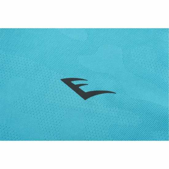 Блуза С Четвърт Цип Everlast Flex Quarter Zip Mens Цианово синьо Мъжки дрехи за фитнес