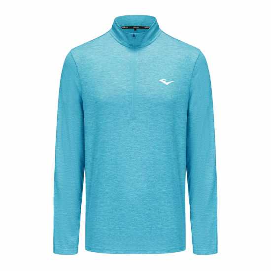 Everlast Flex 1/4 Zip Mens Цианово синьо Everlast Flex 1/4 Zip Mens Цианово синьо