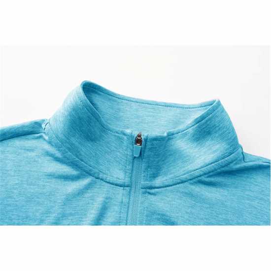 Everlast Flex 1/4 Zip Mens Цианово синьо Everlast Flex 1/4 Zip Mens Цианово синьо