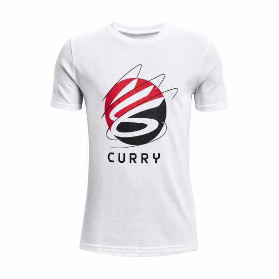 Under Armour Тениска Момчета Curry Logo T Shirt Junior Boys  Детски тениски и фланелки