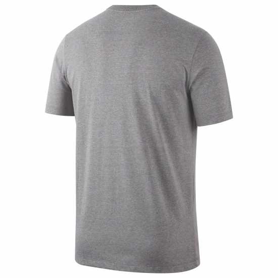 Nike Мъжка Тениска Air Jordan Big Logo T Shirt Mens Grey Мъжки тениски с яка