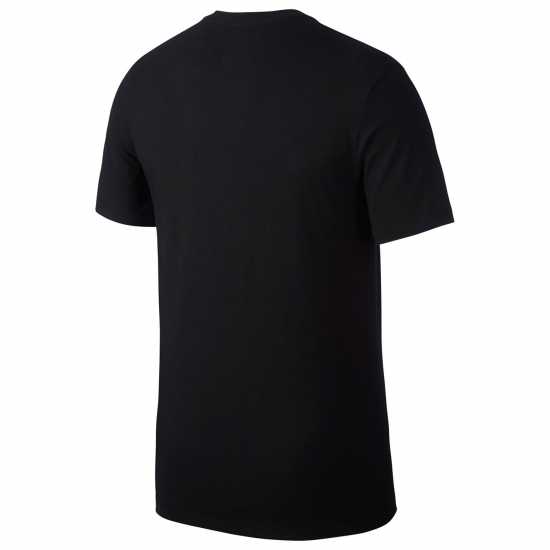 Nike Мъжка Тениска Air Jordan Big Logo T Shirt Mens Black - Мъжки тениски с яка