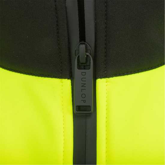 Dunlop Мъжко Софтшел Яке Hi Vis Softshell Jacket Mens  Работно облекло