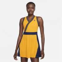 Nike Slam Tennis Dress Womens Yellow Дамски поли и рокли
