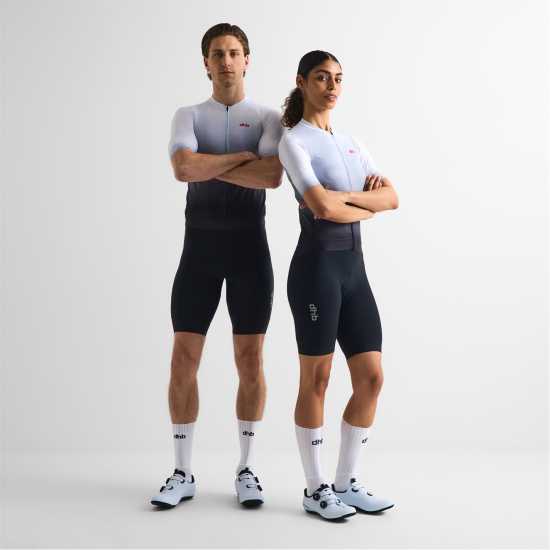 Dhb Dhb Aeron Short Sleeve Jersey 3.0 Unisex White Fade 