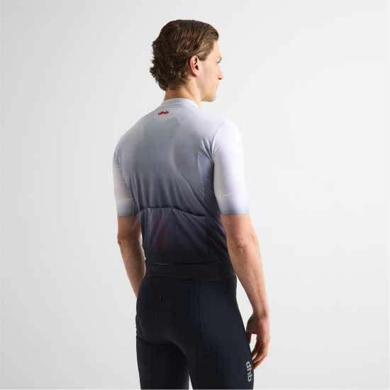 Dhb Dhb Aeron Short Sleeve Jersey 3.0 Unisex White Fade 