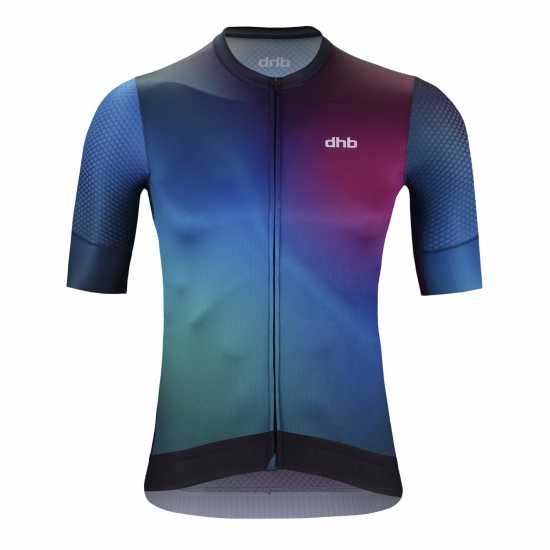 Dhb Dhb Aeron Short Sleeve Jersey 3.0 Purple Multi 
