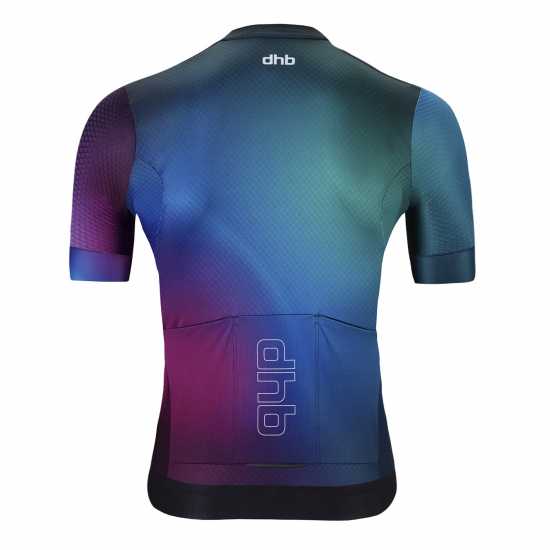 Dhb Dhb Aeron Short Sleeve Jersey 3.0 Purple Multi 