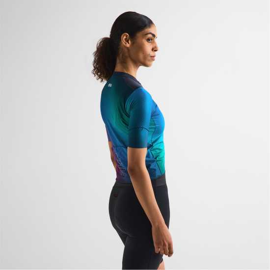 Dhb Dhb Aeron Short Sleeve Jersey 3.0 Unisex Purple Multi 