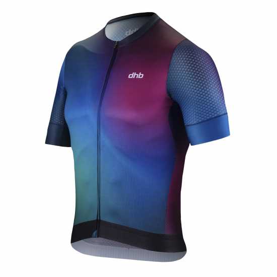Dhb Dhb Aeron Short Sleeve Jersey 3.0 Purple Multi 