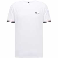 Hugo Boss Мъжка Риза Boss Boss T-Shirt Mens White 100 Тенис разпродажба