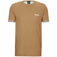Hugo Boss Мъжка Риза Boss Boss T-Shirt Mens Med Beige 260 Тенис разпродажба