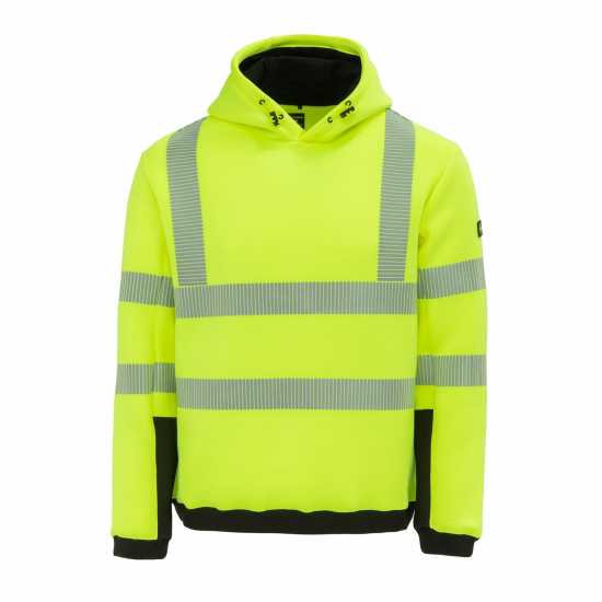 Dunlop Hi Vis Hoodie Mens  Работно облекло