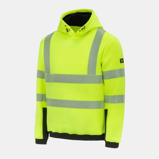 Dunlop Hi Vis Hoodie Mens  Работно облекло