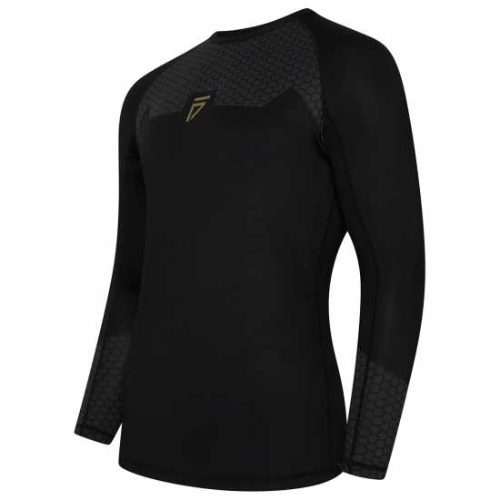 Gym King Gk Fight Division Long Sleeve Rash Guard Top Mens  