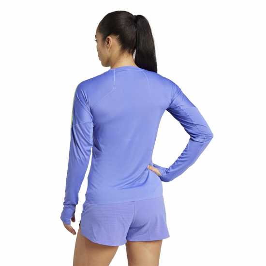 Adidas Горнище С Дълъг Ръкав Adizero Promo Running Long Sleeve Top Womens  Футболни тренировъчни горнища