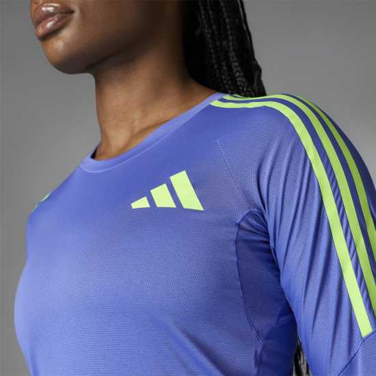 Adidas Горнище С Дълъг Ръкав Adizero Promo Running Long Sleeve Top Womens  Футболни тренировъчни горнища