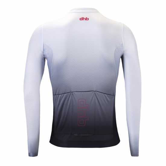 Фланелка С Дълъг Ръкав Dhb Aeron Long Sleeve Jersey 3.0 White Fade 