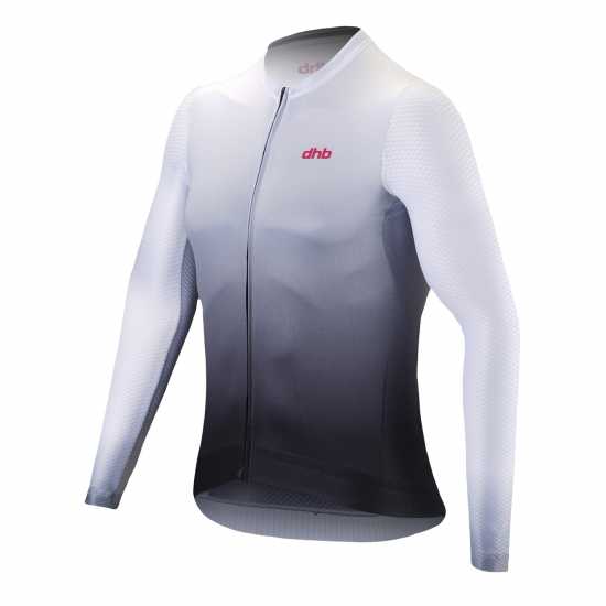 Фланелка С Дълъг Ръкав Dhb Aeron Long Sleeve Jersey 3.0 White Fade 