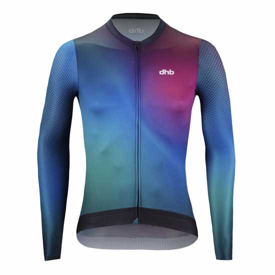 Фланелка С Дълъг Ръкав Dhb Dhb Aeron Long Sleeve Jersey 3.0 Purple Multi Фланелка С Дълъг Ръкав Dhb Dhb Aeron Long Sleeve Jersey 3.0 Purple Multi