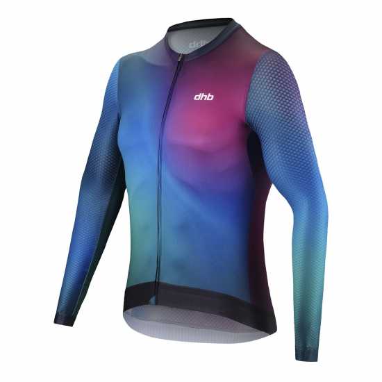 Фланелка С Дълъг Ръкав Dhb Dhb Aeron Long Sleeve Jersey 3.0 Purple Multi Фланелка С Дълъг Ръкав Dhb Dhb Aeron Long Sleeve Jersey 3.0 Purple Multi