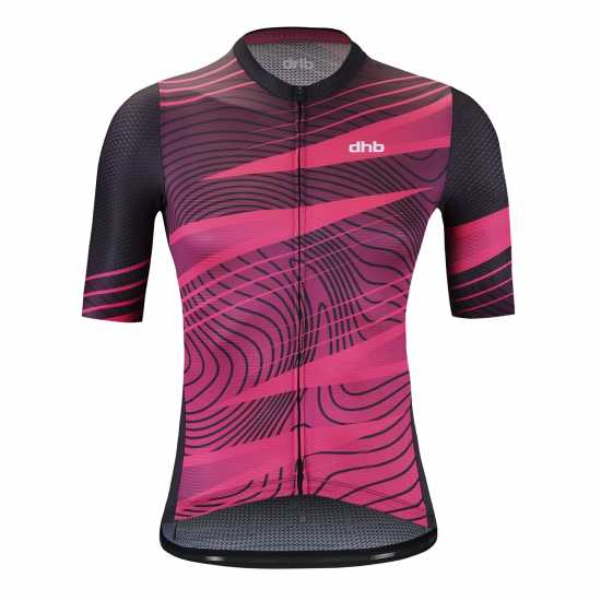 Dhb Dhb Blok Short Sleeve Jersey 3.0 Unisex Red/Black 