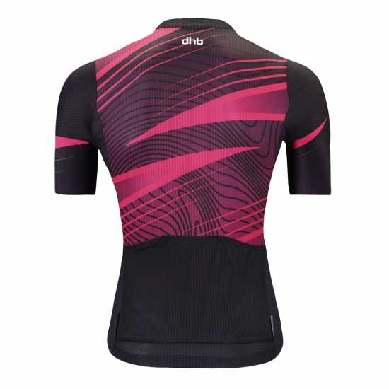 Dhb Dhb Blok Short Sleeve Jersey 3.0 Unisex Red/Black 