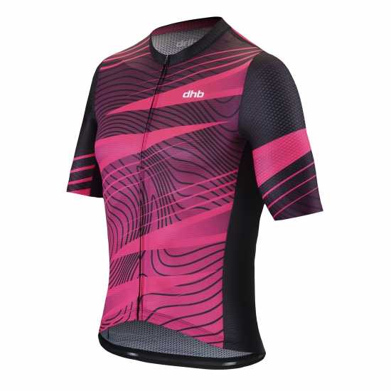 Dhb Dhb Blok Short Sleeve Jersey 3.0 Unisex Red/Black 