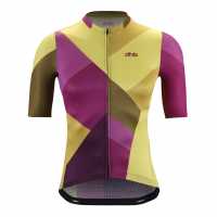 Dhb Dhb Blok Short Sleeve Jersey 3.0 Yellow/Purple 