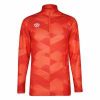 Umbro Warm Up Tracksuit Top ХКорал/Хибискус Мъжки дрехи за фитнес