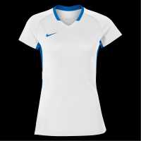 Nike Women's Hockey Polo Shirt Бяло/Кралско синьо Nike Women's Hockey Polo Shirt Бяло/Кралско синьо