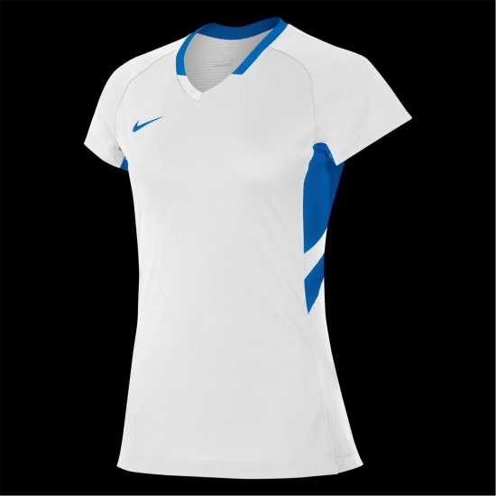Nike Women's Hockey Polo Shirt Бяло/Кралско синьо Nike Women's Hockey Polo Shirt Бяло/Кралско синьо