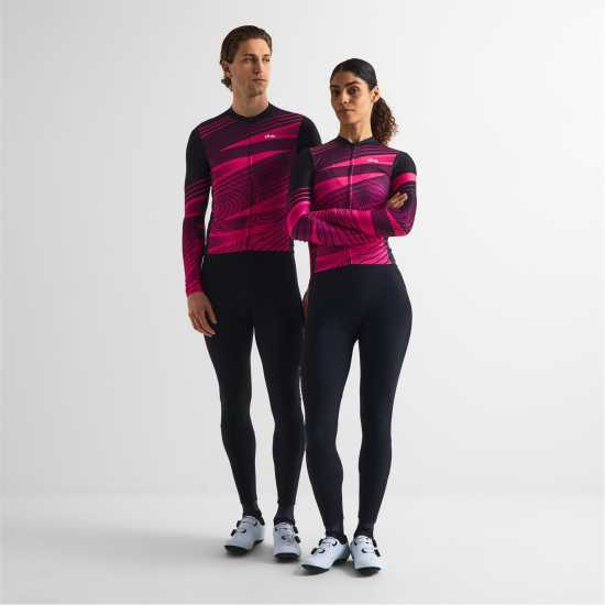 Фланелка С Дълъг Ръкав Dhb Dhb Blok Long Sleeve Jersey 3.0 Unisex Red/Black 