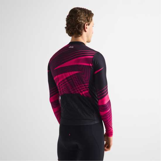 Фланелка С Дълъг Ръкав Dhb Dhb Blok Long Sleeve Jersey 3.0 Unisex Red/Black 