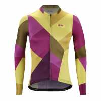 Фланелка С Дълъг Ръкав Dhb Dhb Blok Long Sleeve Jersey 3.0 Unisex Yellow/Purple 