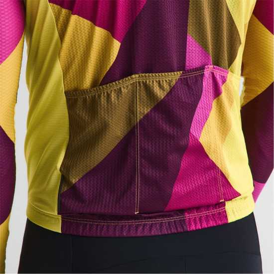 Фланелка С Дълъг Ръкав Dhb Dhb Blok Long Sleeve Jersey 3.0 Unisex Yellow/Purple 