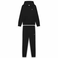 Lyle And Scott Kids Fleece Tracksuit Black Lyle And Scott Kids Fleece Tracksuit Black