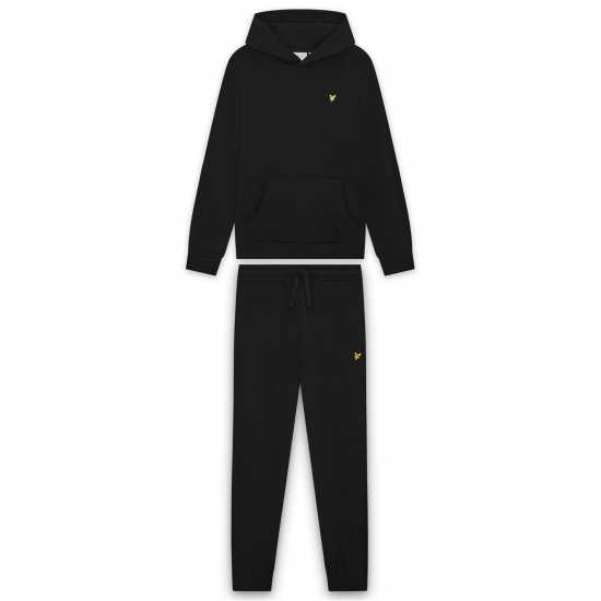 Lyle And Scott Kids Fleece Tracksuit Black Lyle And Scott Kids Fleece Tracksuit Black
