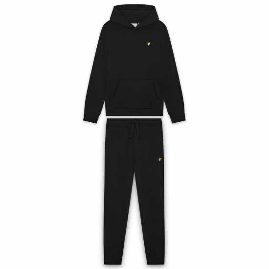 Lyle And Scott Kids Fleece Tracksuit Black Lyle And Scott Kids Fleece Tracksuit Black