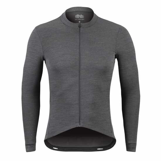 Фланелка С Дълъг Ръкав Dhb Merino Mens Long Sleeve Jersey Сиво синьо Фланелка С Дълъг Ръкав Dhb Merino Mens Long Sleeve Jersey Сиво синьо
