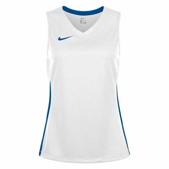 Nike Tm Bskbl St Jsy Ld99 Бяло/Кралско синьо 