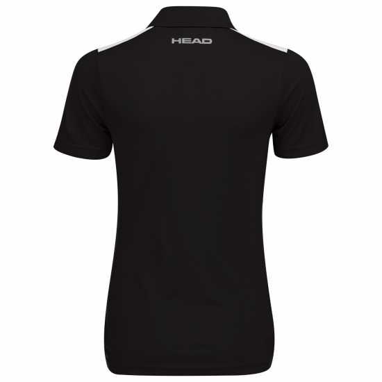 Head Блуза С Яка Club Tech Polo Shirt Womens Black/White Дамски тениски с яка