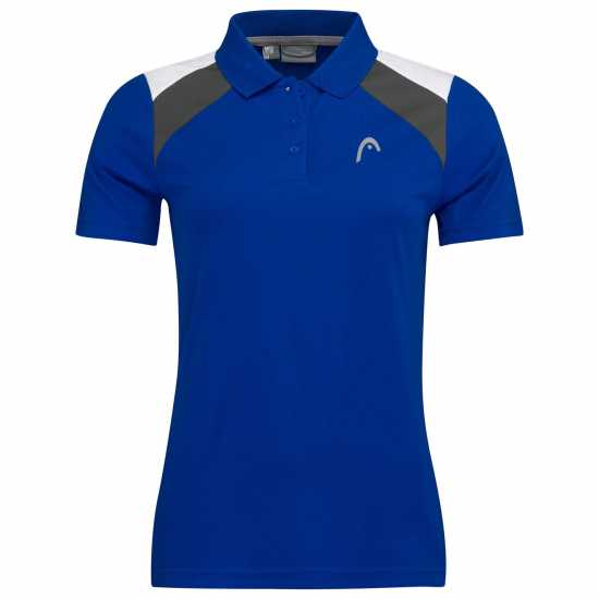 Head Блуза С Яка Club Tech Polo Shirt Womens Ryl Blue/White Дамски тениски с яка
