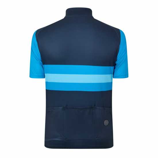 Skins Cycle X Chapeau Short Sleeve Jersey Синьо Мъжки тениски и фланелки