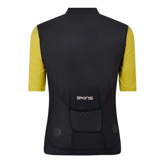 Skins Cycle Elite Short Sleeve Jersey Жълто Мъжки тениски и фланелки