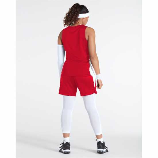 Nike Women's Basketball Shorts Univrsty Red/Wh 