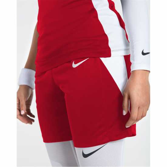 Nike Women's Basketball Shorts Univrsty Red/Wh 