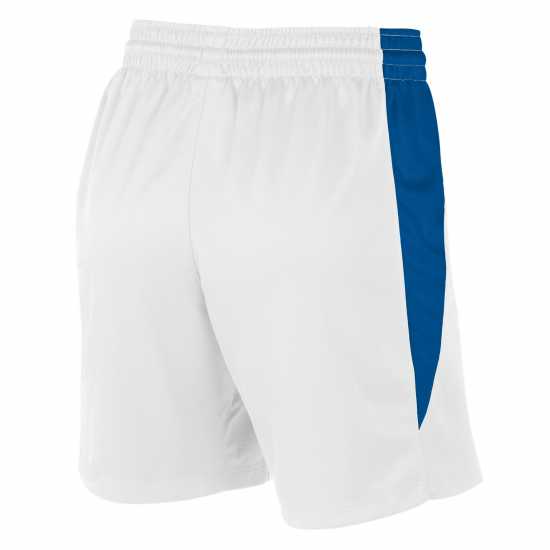 Nike Women's Basketball Shorts White/Ryl Blue 