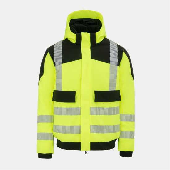 Dunlop Мъжко Яке Hi Vis Pro Jacket Mens  