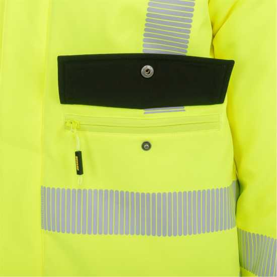 Dunlop Мъжко Яке Hi Vis Pro Jacket Mens  